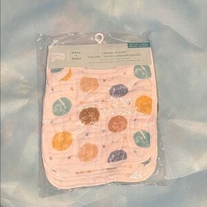 aden + anais Muslin Snap Bibs with Colorful Circles - NEW *